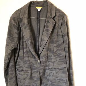 camo blazer